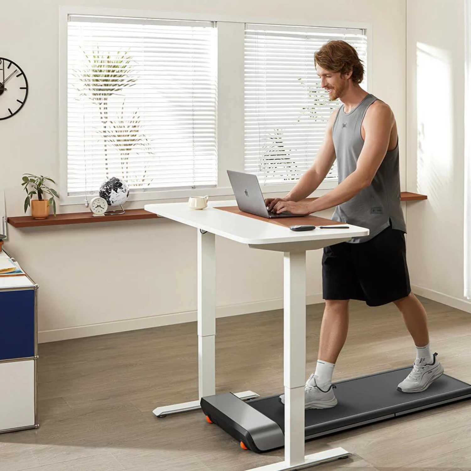 Hopfällbart löpband